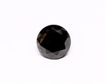 3.53 Carat Natural Black Round Diamond GIA
