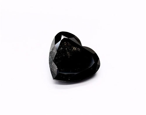 2.52 Carat Natural Black Heart Diamond GIA