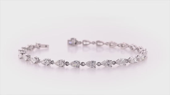 Pear Diamond Bracelet