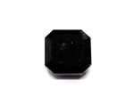 2.49 Carat Natural Black Sq emerald Diamond GIA