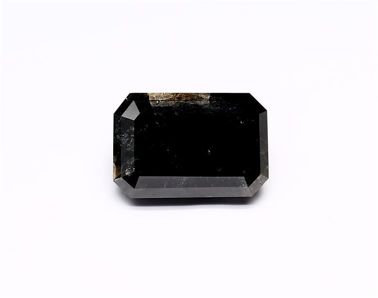 5.03 Carat Natural Black Emerald Diamond GIA