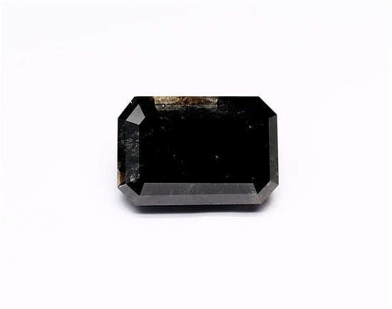 5.03 Carat Natural Black Emerald Diamond GIA