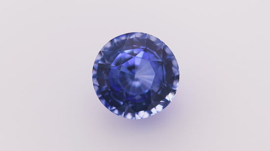 7.06 Carat Blue SRI LANKAN Round Sapphire CD