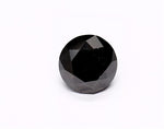 1.22 Carat Natural Black Round Diamond GIA