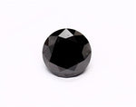 1.14 Carat Natural Black Round Diamond GIA