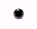 1.97 Carat Natural Black Round Diamond GIA