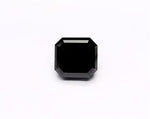 6.4 Carat Natural Black Emerald Diamond GIA