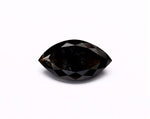 2.88 Carat Natural Black Marquise Diamond GIA
