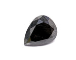 0.52 Carat Natural Black Pear Diamond GIA