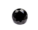 1.89 Carat Natural Black Round Diamond GIA