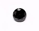 1.15 Carat Natural Black Round Diamond GIA