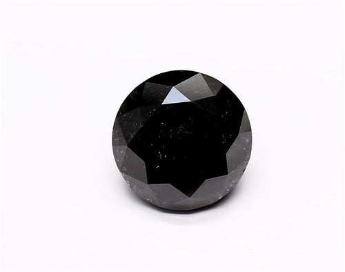 3.12 Carat Black Round Diamond