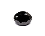 1.67 Carat Natural Black Oval Diamond GIA