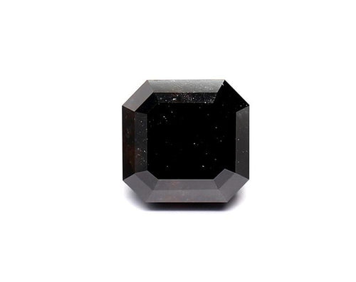 2.28 Carat Natural Black Emerald Diamond GIA