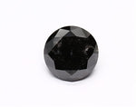 2.89 Carat Black Round Diamond