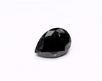 1.02 Carat Natural Black Pear Diamond GIA