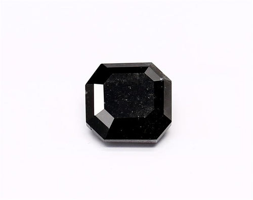 1.28 Carat Natural Black Emerald Diamond GIA