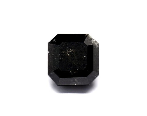 1.61 Carat Natural Black Emerald Diamond GIA