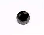 1.06 Carat Natural Black Round Diamond GIA