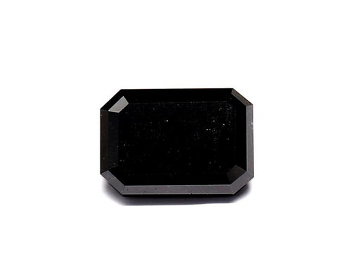 1.36 Carat Natural Black Emerald Diamond GIA