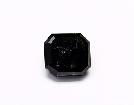 1.17 Carat Natural Black Emerald Diamond GIA