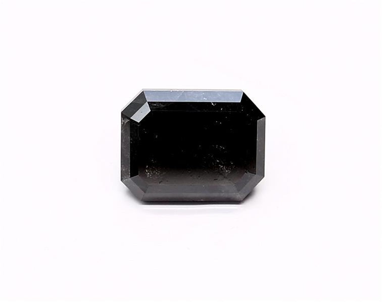 2.54 Carat Natural Black Emerald Diamond GIA