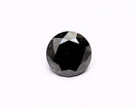 1.05 Carat Natural Black Round Diamond GIA
