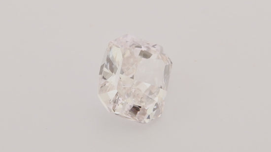 0.65 Carat Very Light Pink Radiant Diamond VS1 GIA