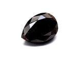 1.54 Carat Natural Black Pear Diamond GIA