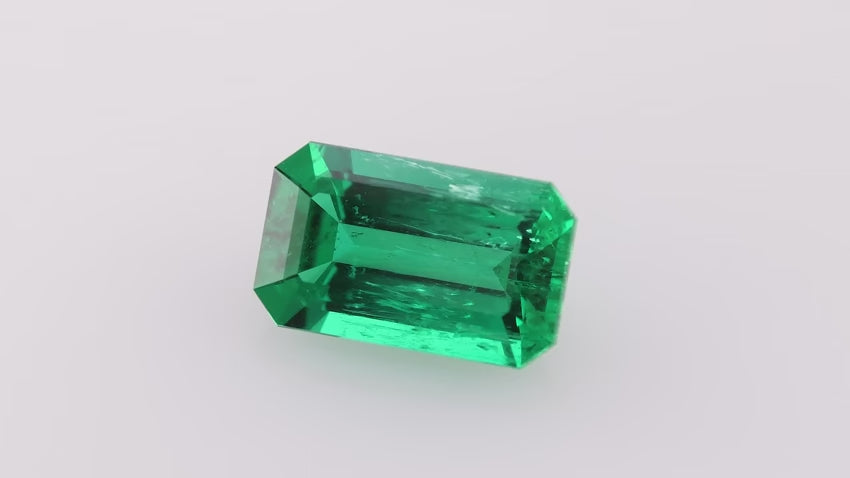 1.01 Carat Green COLOMBIAN Emerald Muzo Emerald CD | LEIBISH