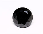 3.97 Carat Black Round Diamond