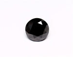 1.05 Carat Natural Black Round Diamond GIA
