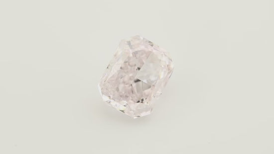 1,01 Karat hellrosafarbener Radiant-Diamant VS2 GIA