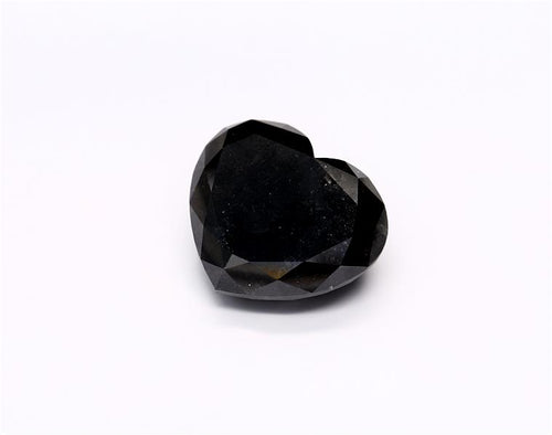 13.27 Carat Natural Black Heart Diamond GIA