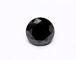 1.21 Carat Natural Black Round Diamond GIA