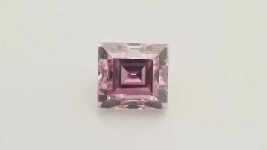 0.35 Carat Fancy Intense Purplish Pink Emerald Diamond VVS2 GIA