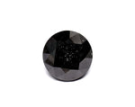 1.73 Carat Natural Black Round Diamond GIA
