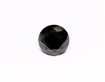 3.48 Carat Natural Black Round Diamond GIA