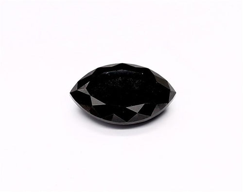 1.92 Carat Natural Black Marquise Diamond GIA