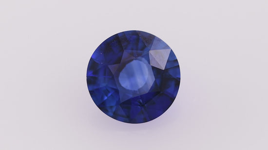 1.07 Carat Blue SRI LANKAN Round Sapphire GIA