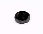 1.53 Carat Natural Black Oval Diamond GIA