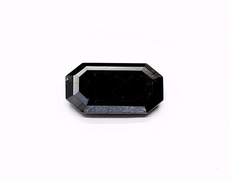 1.07 Carat Natural Black Emerald Diamond GIA