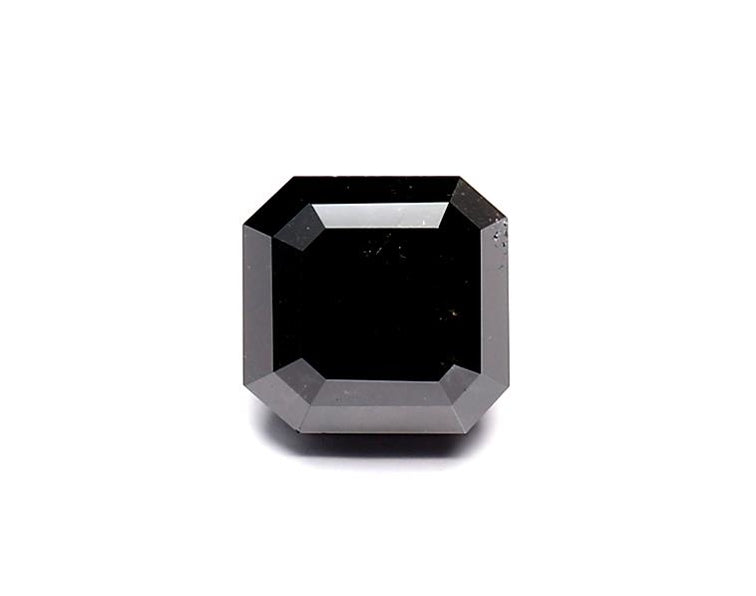 1.9 Carat Natural Black Emerald Diamond GIA