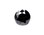 1.39 Carat Natural Black Round Diamond GIA