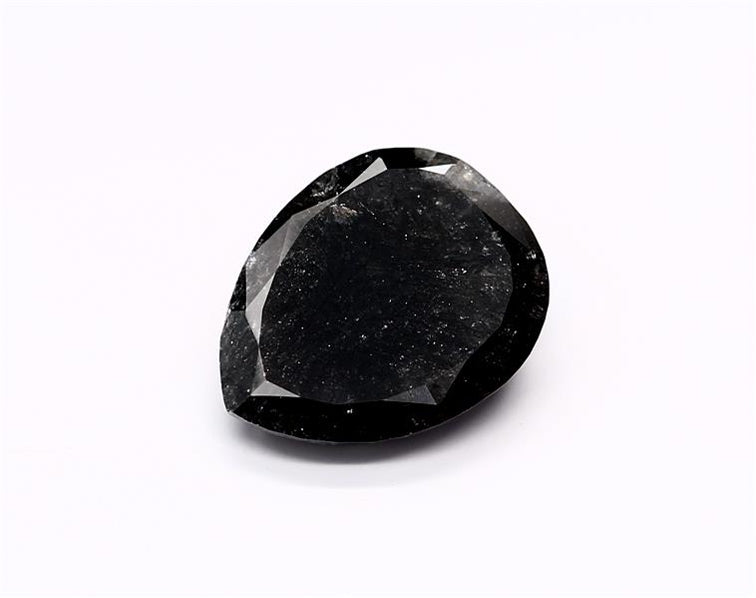 4.7 Carat Black Pear Diamond