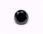 1.05 Carat Natural Black Round Diamond GIA