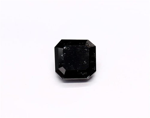 0.67 Carat Natural Black Emerald Diamond GIA