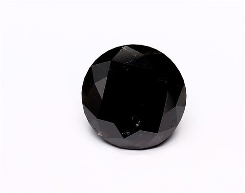 3.11 Carat Black Round Diamond