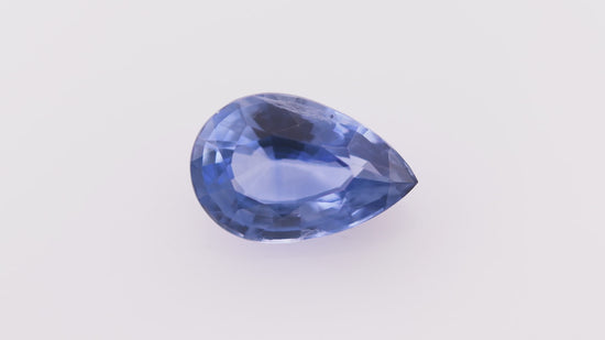 3.77 Carat Blue SRI LANKAN Pear Sapphire CD