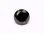 1.14 Carat Natural Black Round Diamond GIA